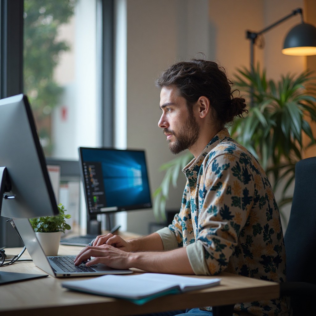 Profesionales trabajando en desarrollo de software